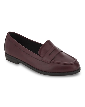 Flexi Sole Loafers - Wide Fit (E)