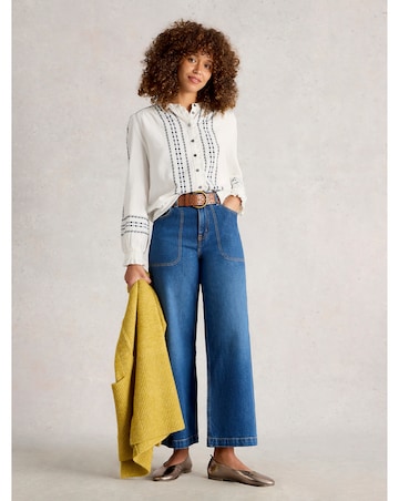 White Stuff Naomi Embroidered Shirt