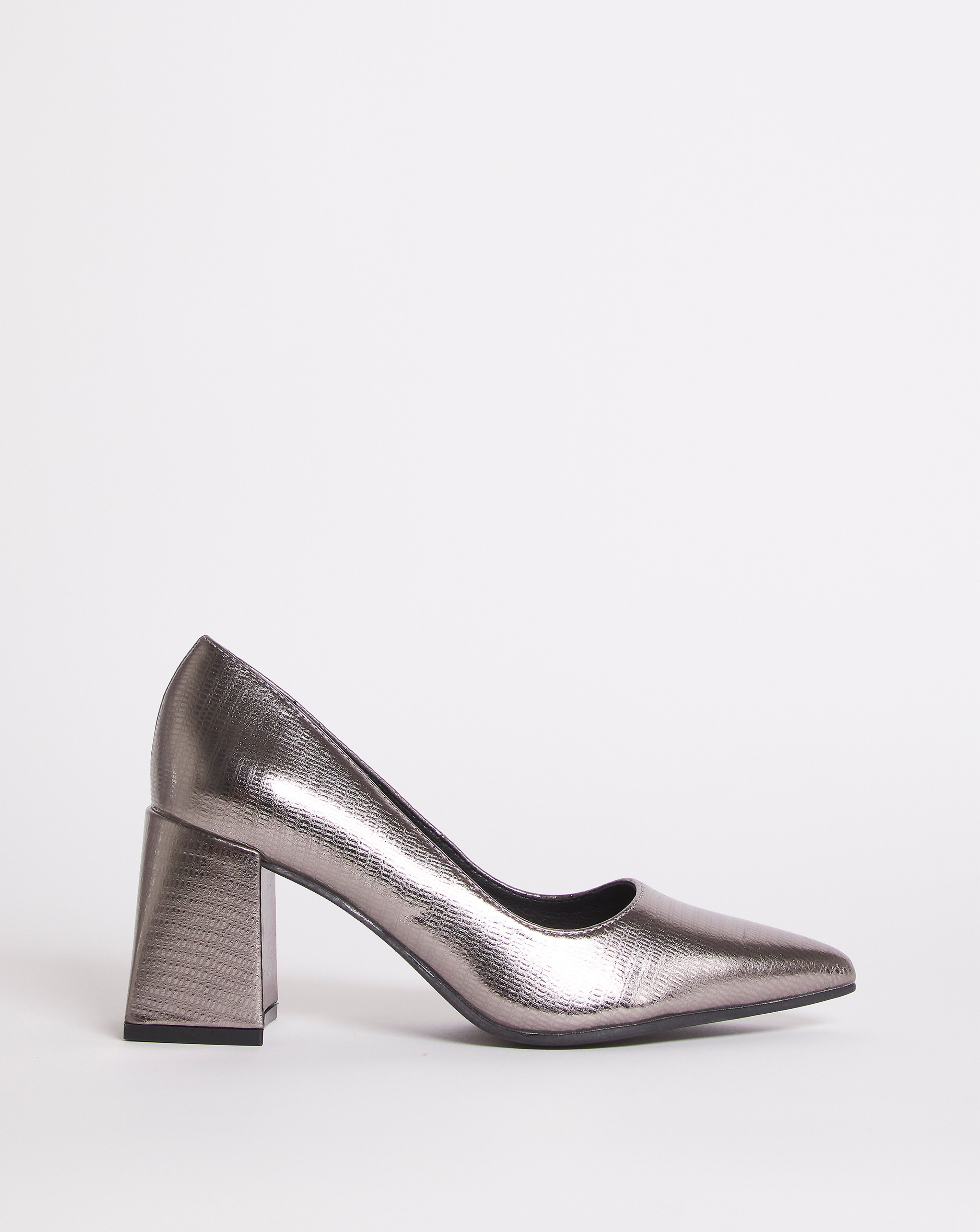 Croc Heeled Shoe - Extra Wide Fit (EEE)