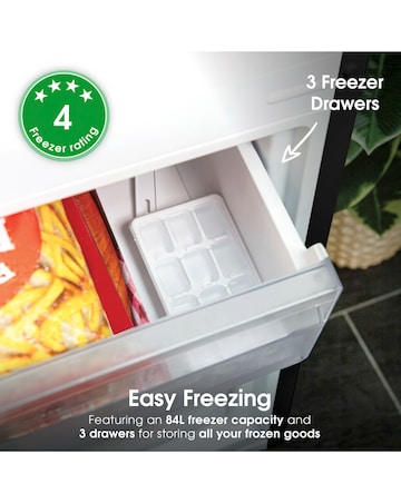 Abode A180FF541E1B 70/30 Fridge Freezer - Black