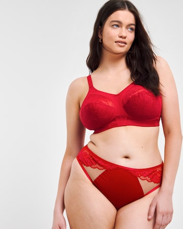 Goddess Verity Full Cup Non Wired Bra Red