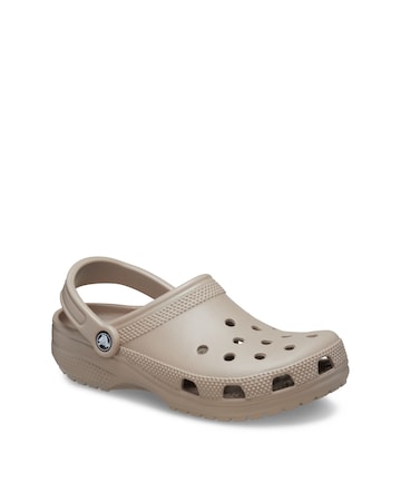 Crocs Taupe Classic Clog - Standard Fit