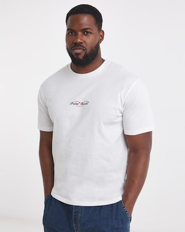 Jack & Jones Arte Natural Back Graphic T-Shirt - White