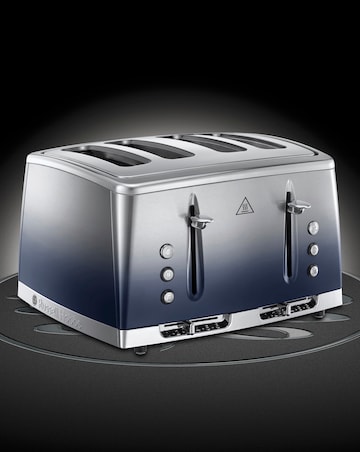 Russell Hobbs 25141 Eclipse Midnight Blue 4 Slice Toaster