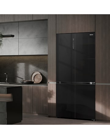 Hisense KitchenFit RQ768N4GBE Multi-Door Fridge Freezer - Black