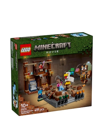 LEGO Minecraft Woodland Mansion Fighting Ring Gamer Toy with Mob Figures 21272