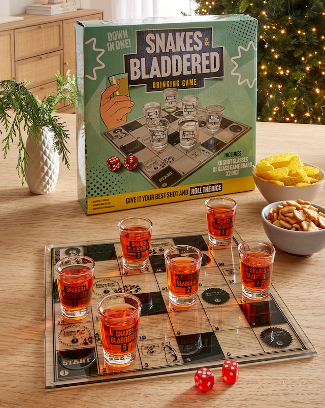 Snakes and Bladdered Drinking Game
