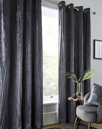 Crinkle Velvet Curtains
