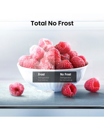 Hisense RB470N4SICUK Total No Frost Fridge Freezer - Stainless Steel