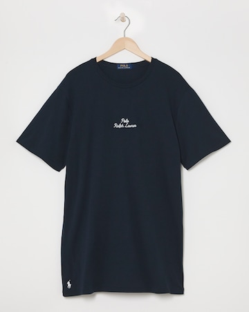 Polo Ralph Lauren Central Script Logo Navy T-Shirt