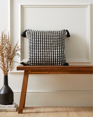 Chenille Bobble Cushion