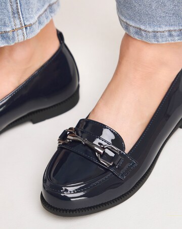 Anna Low Cut Snaffle Loafer Extra Wide EEE Fit Simply Comfort