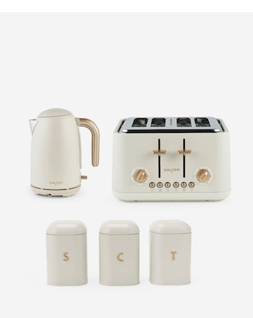 Salter Pebble Stone Kettle, Toaster & Canister Bundle