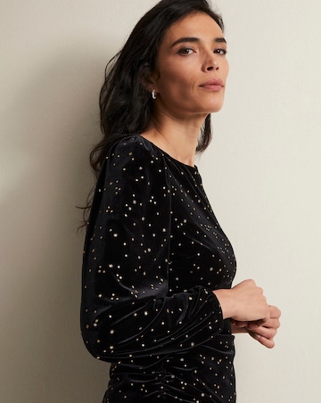 Phase Eight Adele Velvet Mini Dress