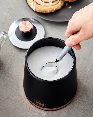 Tower Cavaletto Set of 3 Canisters Black