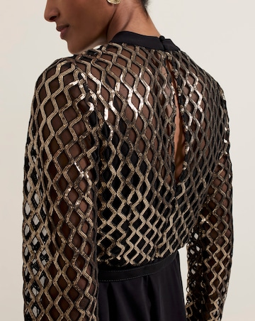 Phase Eight Amelia Sequin Bodice Jumpsuit