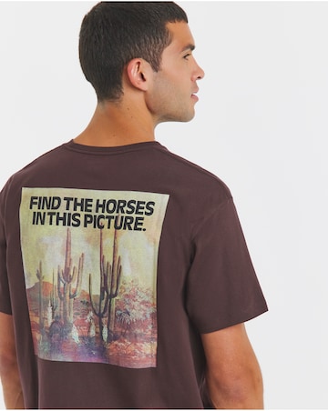 Wrangler Vintage Back Graphic T-Shirt - Brown