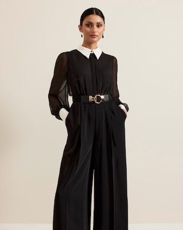 Phase Eight Nerissa Collar Shirt Jumpsuit