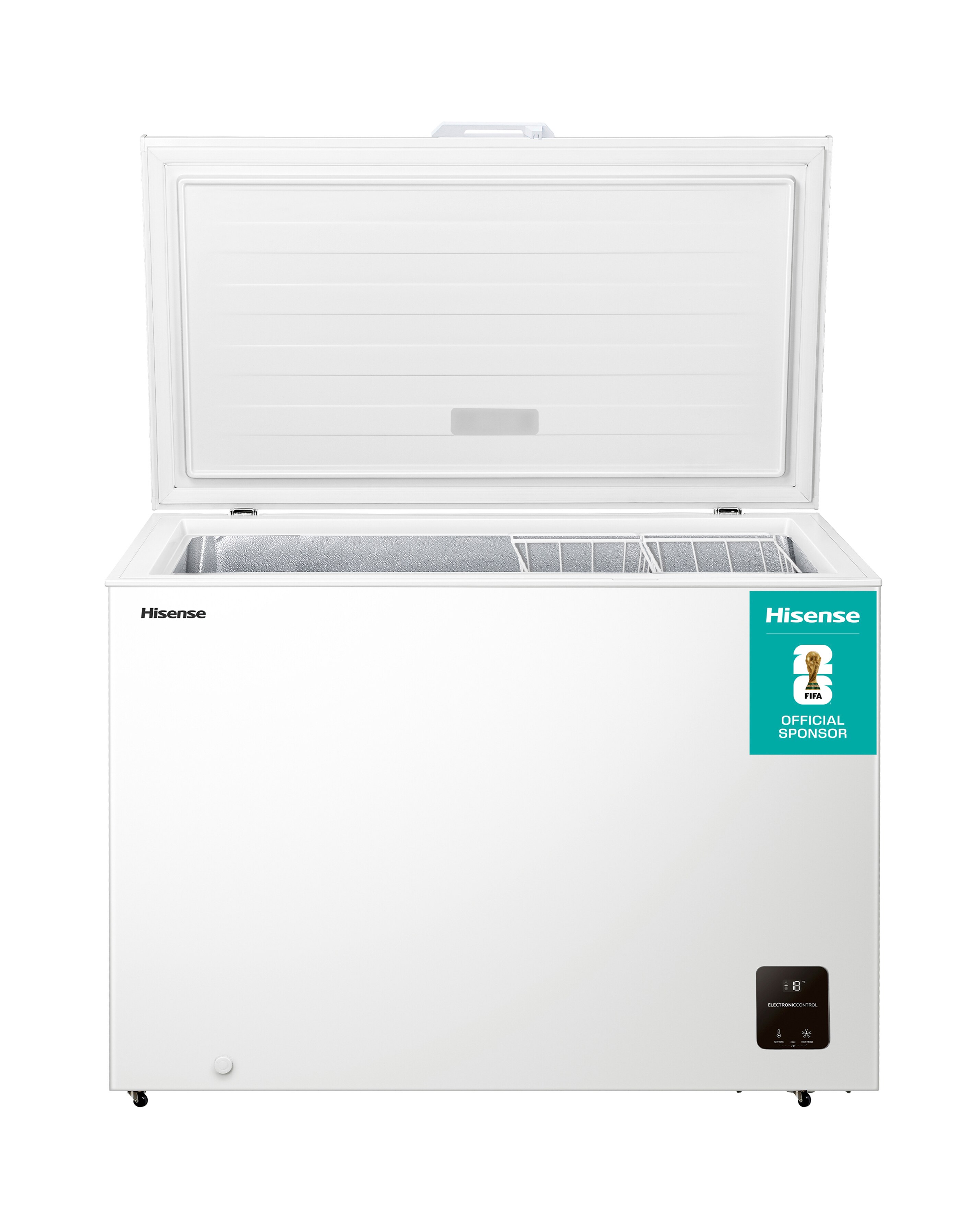 Hisense FC386D4AWLE Static 297L Chest Freezer - White