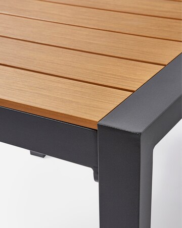 Venice Wood Look 6 Seater Dining Set