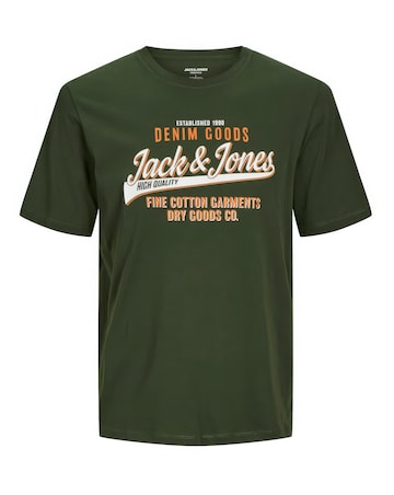 Jack & Jones Short Sleeve Logo T-Shirt - Dark Navy