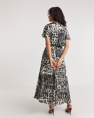 Joanna Hope Blouson Split Sleeve Dress