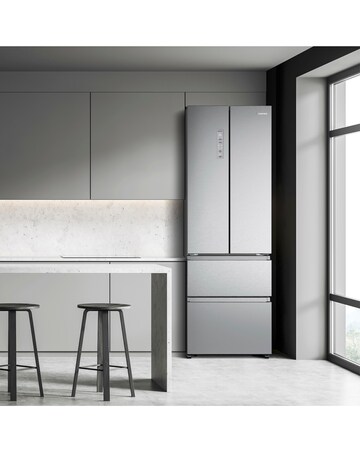 Hisense PureFlat RF632N4AIE1 Total No Frost American Fridge Freezer Silver