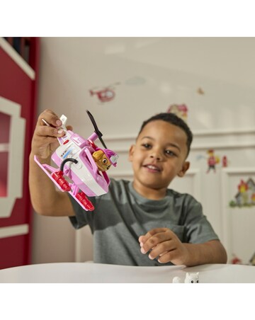 Paw Patrol Fire Rescue Vehicle Skye with Rescue Fire Chopper