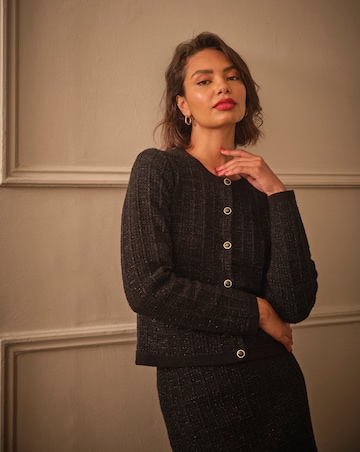 FatFace Piper Boucle Cardigan