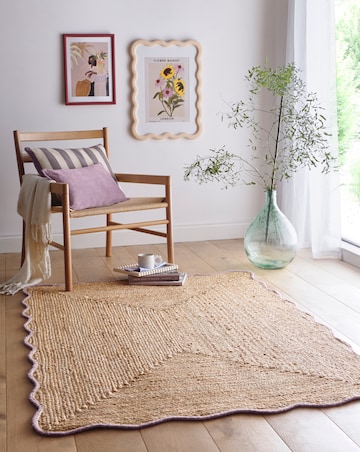 Jute Escallop Rug