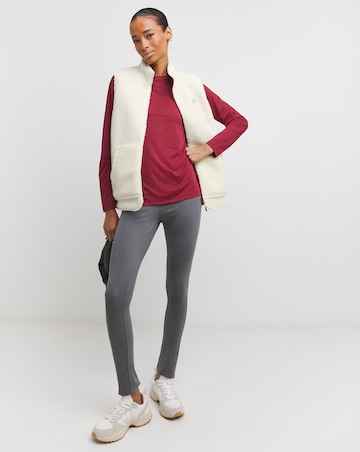 Snowdonia Ecru Borg Lined Gilet