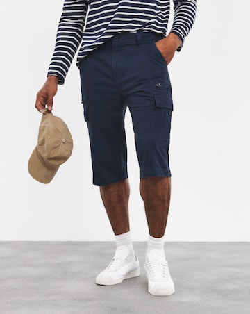 3/4 Length Twill Cargo Short