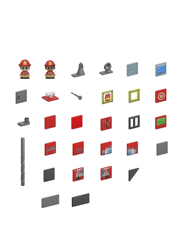 Tile Town Fire Station Tile Set