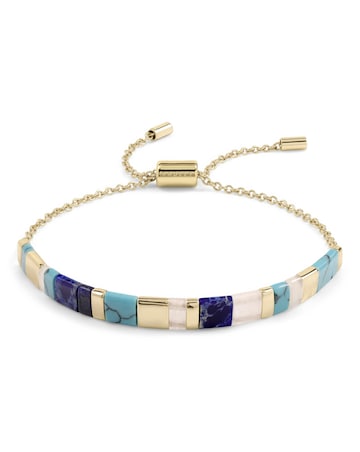 Radley 18ct Gold Plated Semi Precious Stone Friendship Bracelet