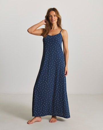 Pretty Secrets Value Cami Maxi Nightie Spot Print