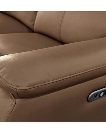 Aspire Kingsmere Leather Power Recliner 2 Seater