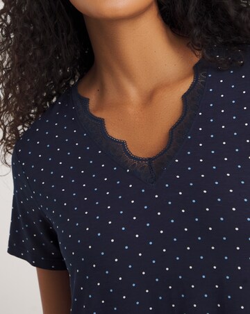 Pretty Secrets Cool Stretch Lace Midi Nightie