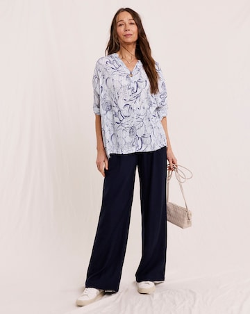 Julipa Crinkle Short Sleeve Top