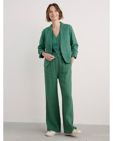 Seasalt Cornwall Tide Floe Linen Trouser