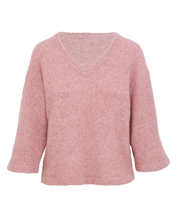 Anthology V Neck Half Sleeve Jumper