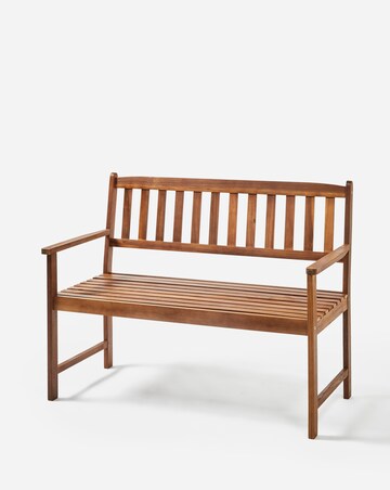 Charles Bentley 2/3 Seater Wooden Bench