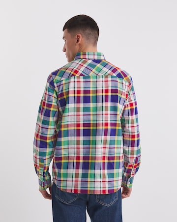 Long Sleeve Oxford Check Shirt