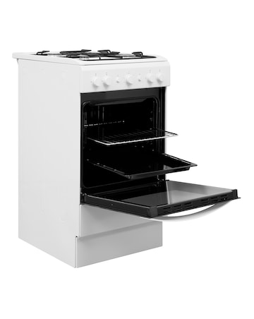 Indesit Cloe IS5G1KMW Gas Single 50cm Cooker White