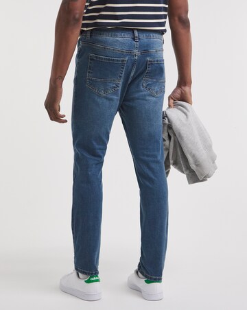 Stonewash Skinny Fit Stretch Jeans