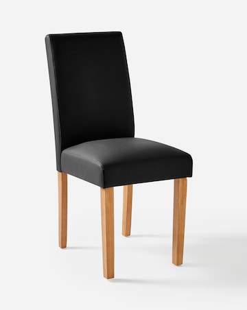 Ava Faux Leather Pair of Dining Chairs