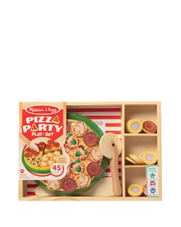 Melissa &amp; Doug Wooden Pizza Party Play Set