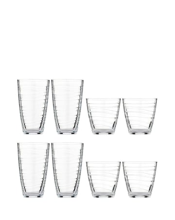Ravenhead Essentials Swirl Set of 8 Glasses