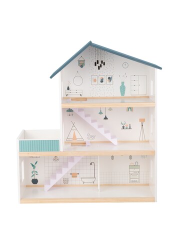 Tooky Toy Wooden Dollhouse