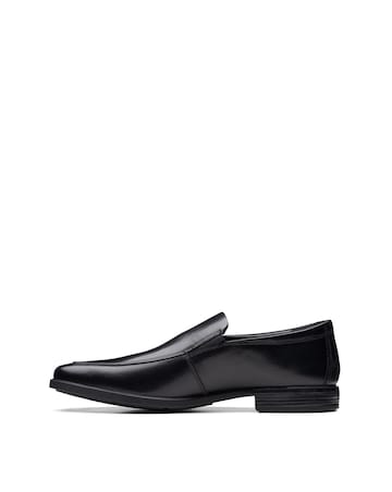 Clarks Howard Edge Shoes Wide Fit - Black