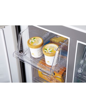 Fridgemaster MQ79394EB American Fridge Freezer- E Rated 175 CM